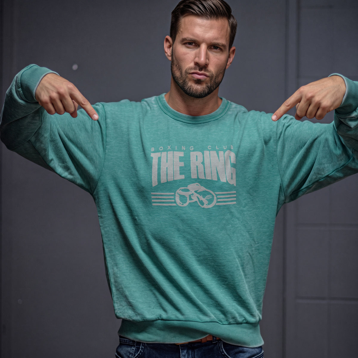 The Ring Sweater Vintage Green