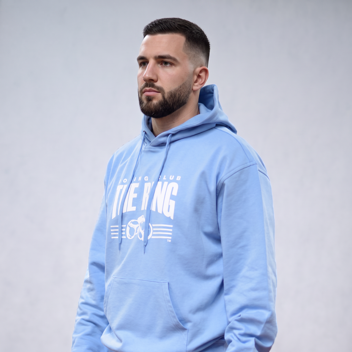 The Ring Hoodie Ice Blue