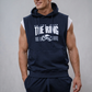 The Ring Hoodie Navy ärmellos
