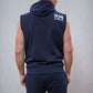 The Ring Hoodie Navy ärmellos
