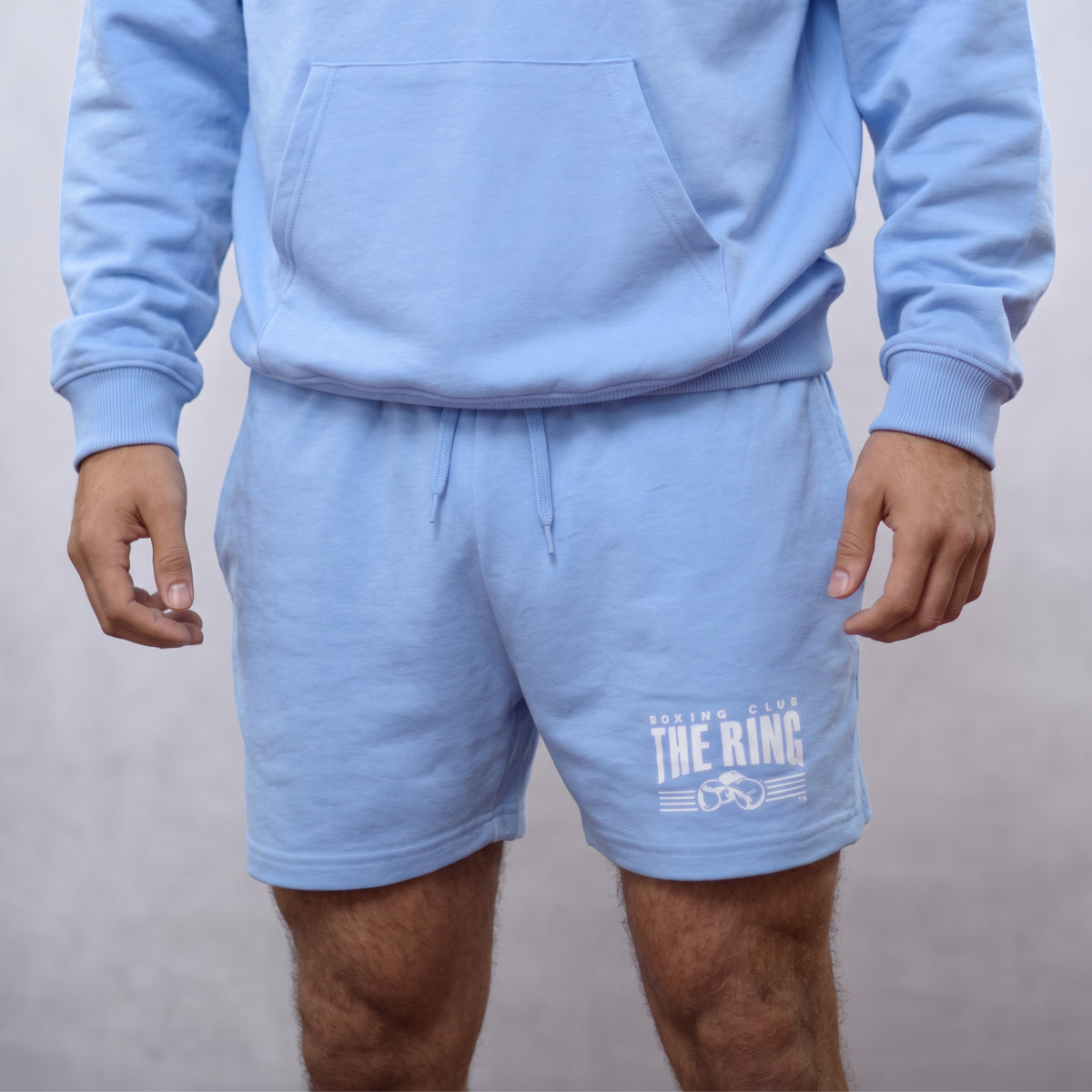 The Ring Sweat Short Ice Blue