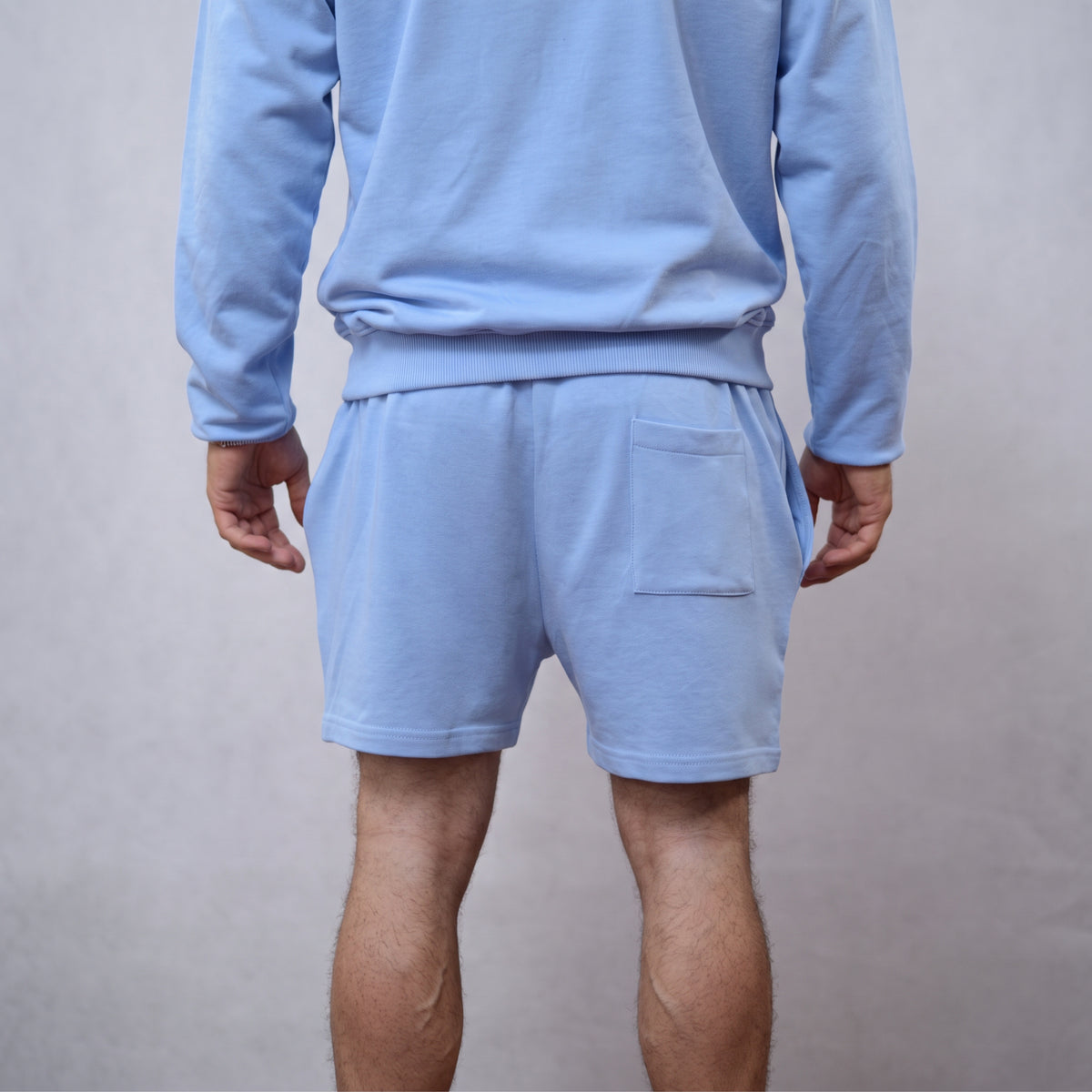The Ring Sweat Short Ice Blue