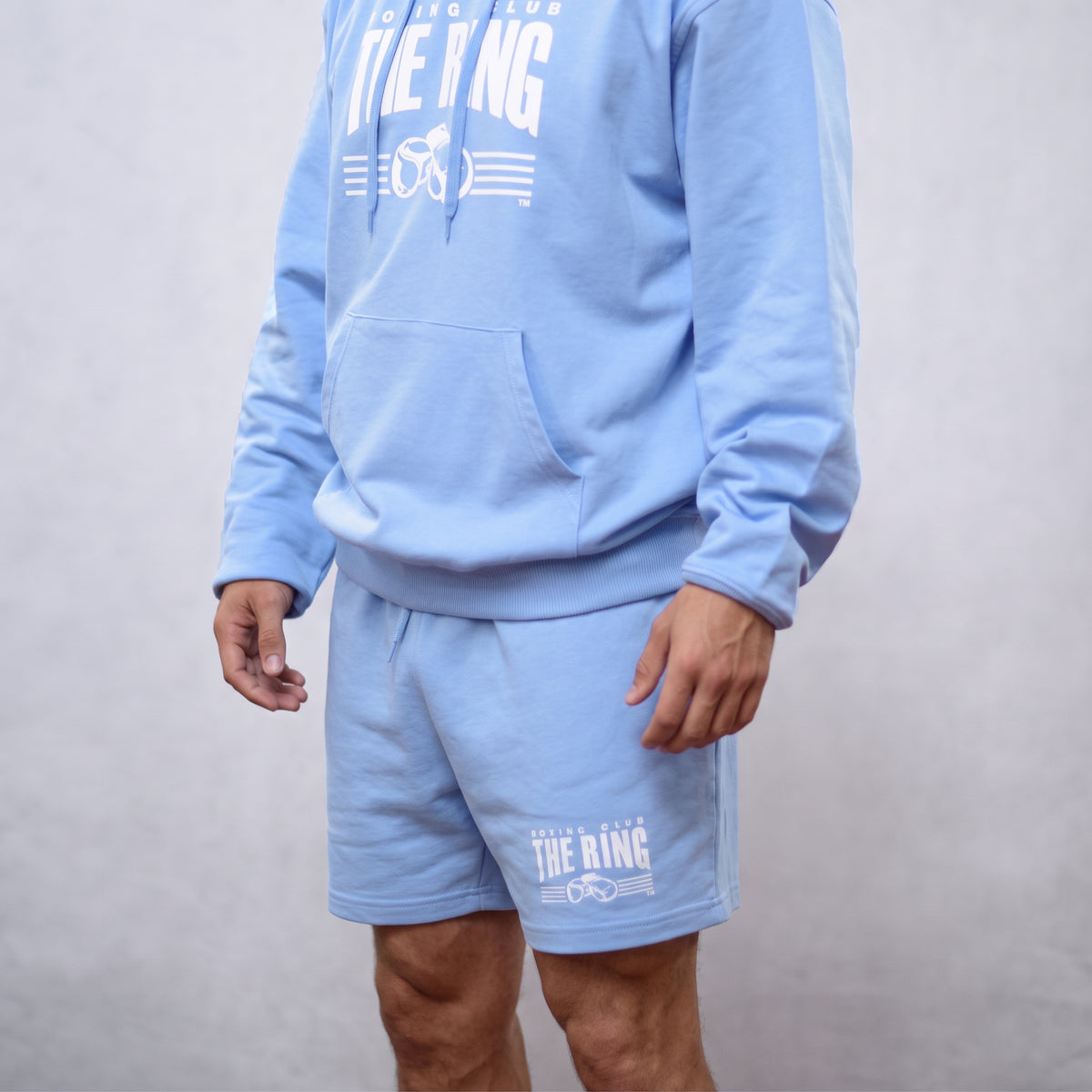 The Ring Sweat Short Ice Blue