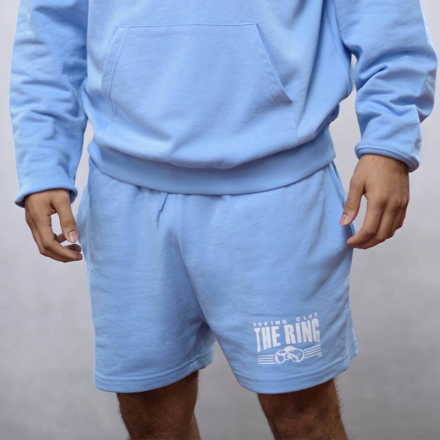 The Ring Sweat Short Ice Blue