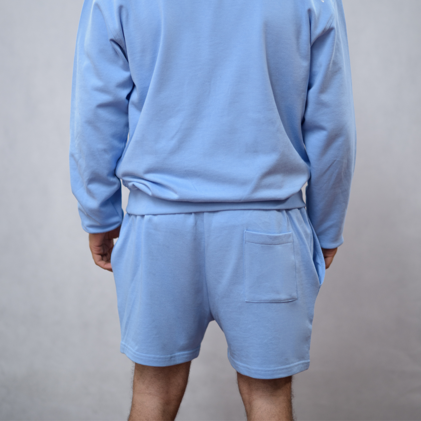 The Ring Sweat Short Ice Blue
