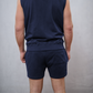 The Ring Sweat Short Navy