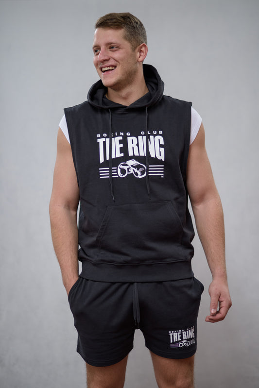 The Ring Hoodie Anthrazit ärmellos